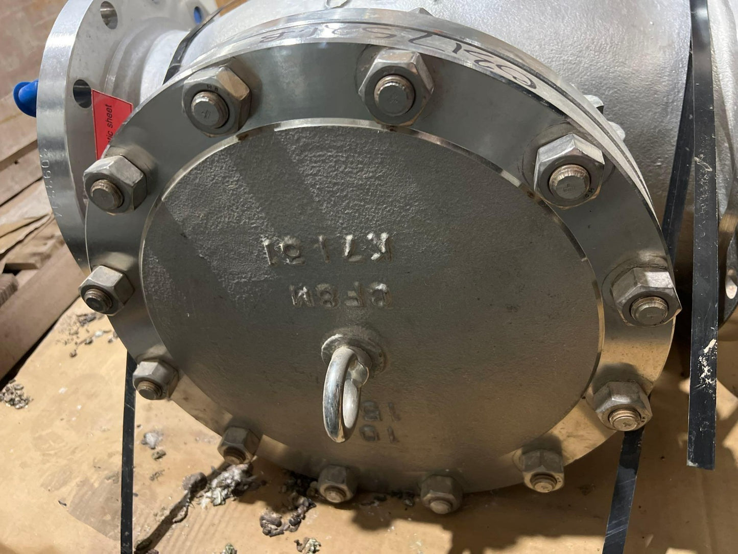DSI WILLIAMS SWING CHECK VALVE FIG S151F62N-316 10 IN 150 LB 275 PSI @ 100 F V2M