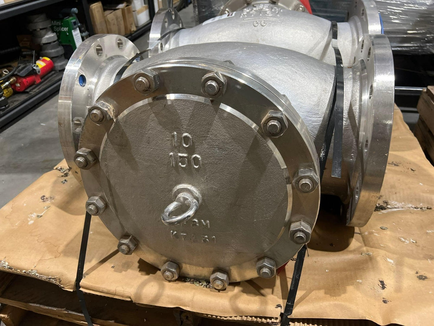 DSI WILLIAMS SWING CHECK VALVE FIG S151F62N-316 10" 150 LB 275 PSI @ 100 F V2M