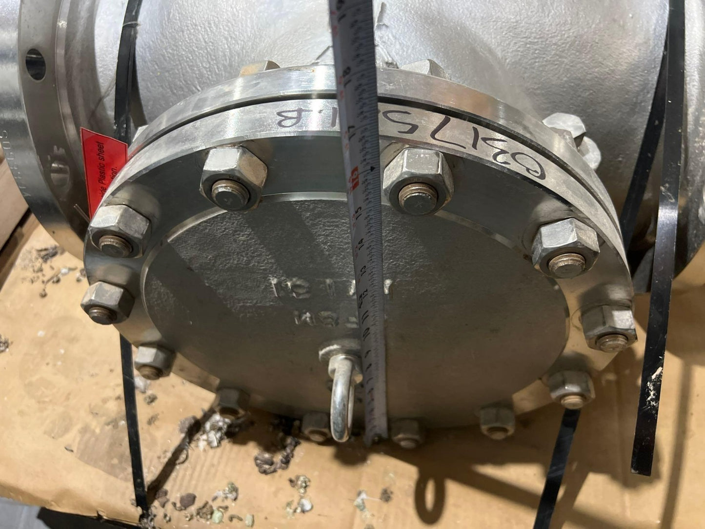 DSI WILLIAMS SWING CHECK VALVE FIG S151F62N-316 10 IN 150 LB 275 PSI @ 100 F V2M
