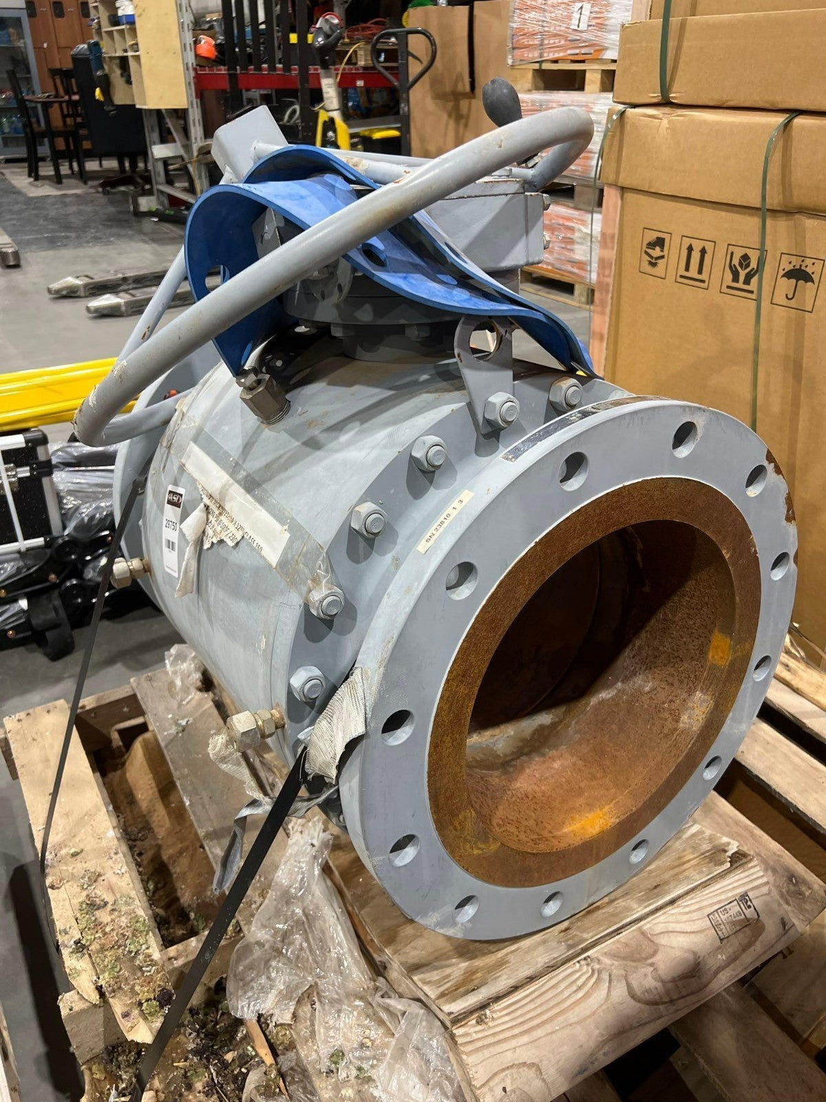 KACE 14"X12" BALL VALVE MODEL T4R150-ROEH5-G; CLASS 150; TRUNNION MOUNT