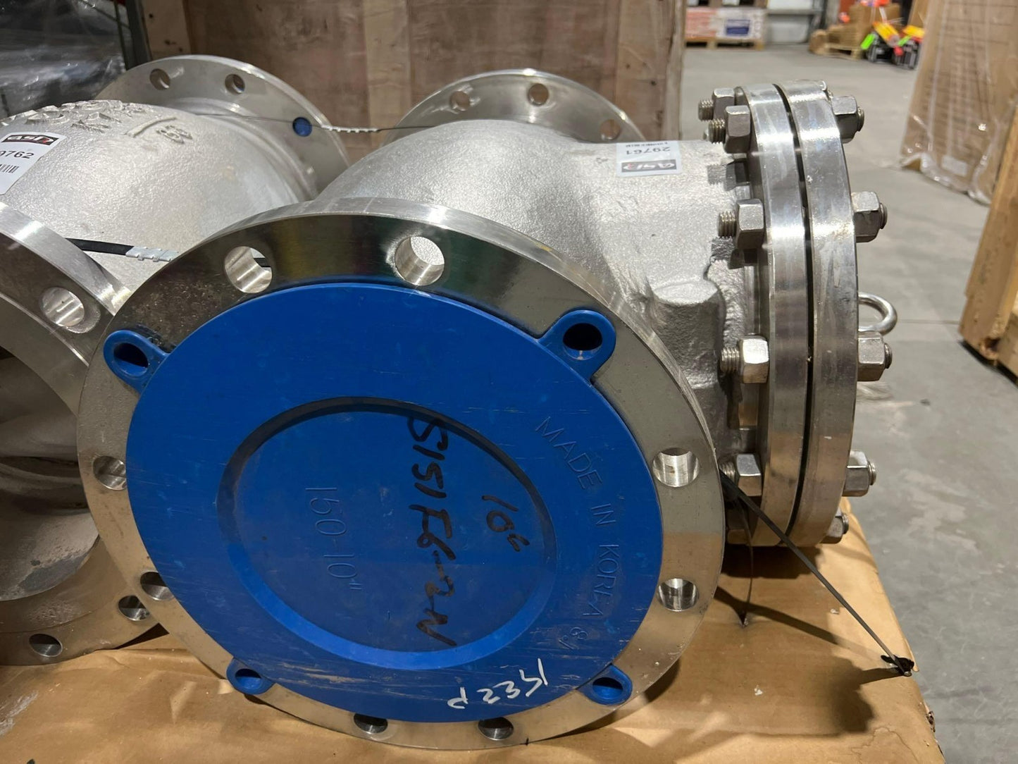 DSI WILLIAMS SWING CHECK VALVE FIG S151F62N-316 10" 150 LB 275 PSI @ 100 F V2M
