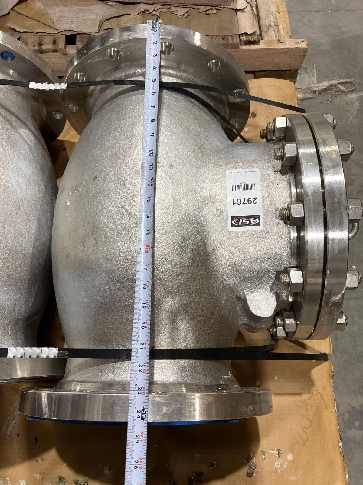 DSI WILLIAMS SWING CHECK VALVE FIG S151F62N-316 10" 150 LB 275 PSI @ 100 F V2M
