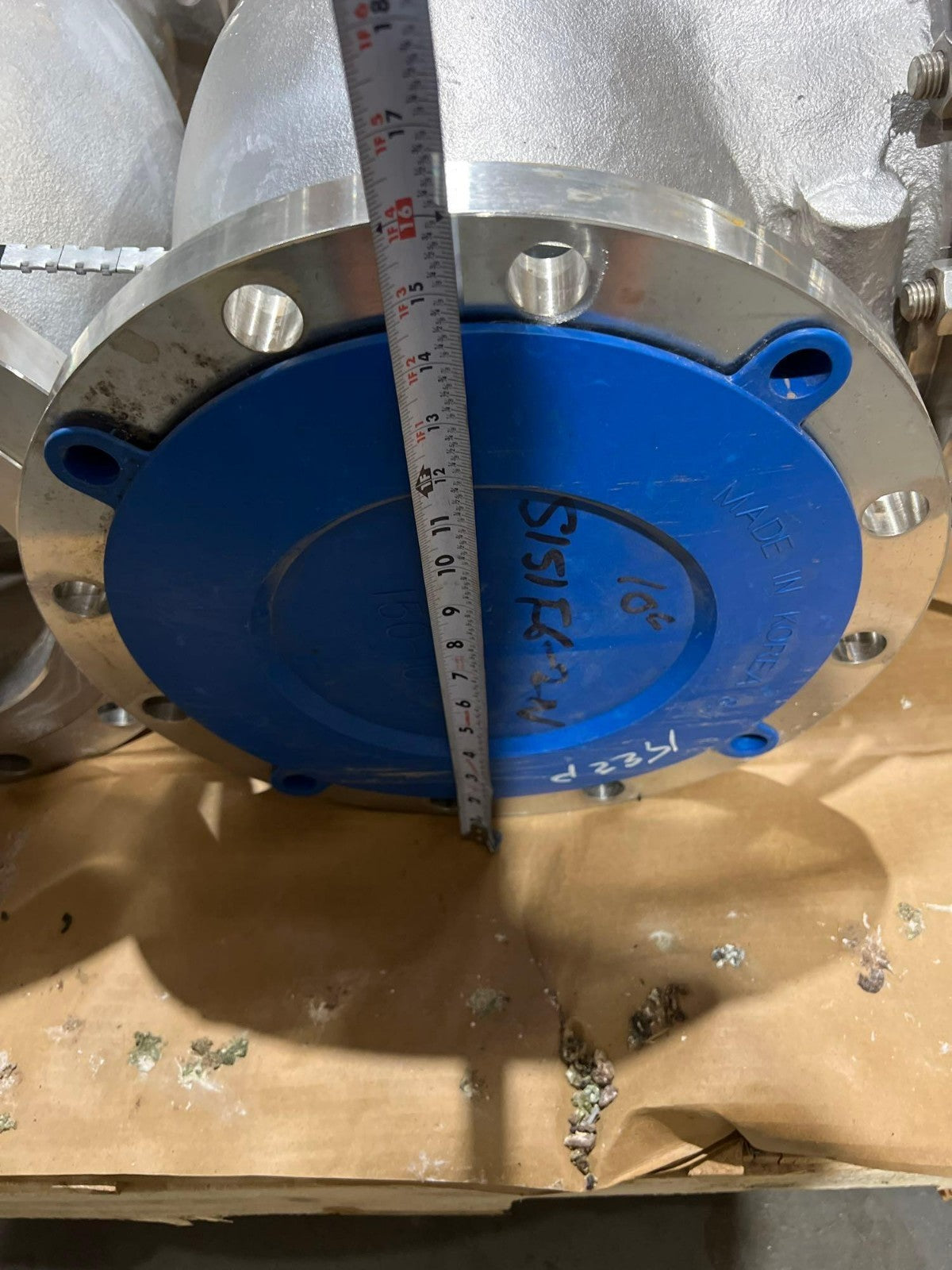 DSI WILLIAMS SWING CHECK VALVE FIG S151F62N-316 10" 150 LB 275 PSI @ 100 F V2M