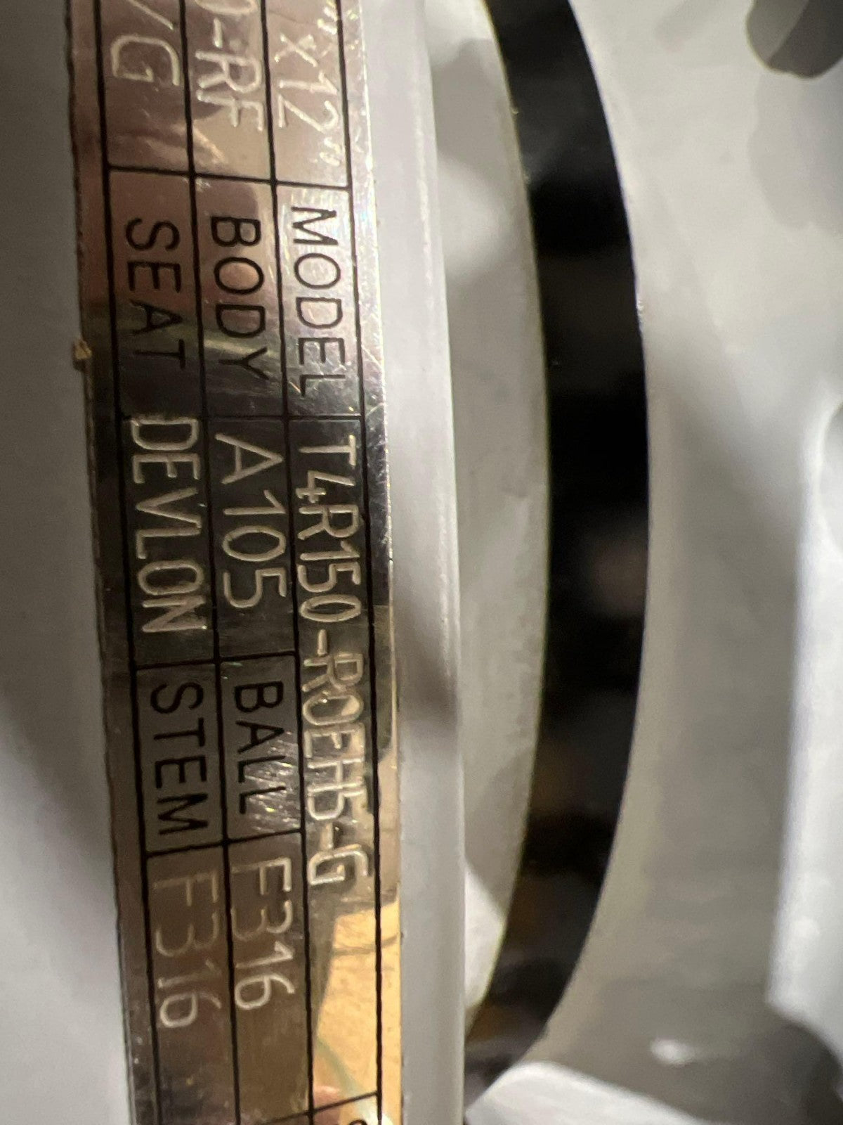 KACE 14"X12" BALL VALVE MODEL T4R150-ROEH5-G; CLASS 150; TRUNNION MOUNT