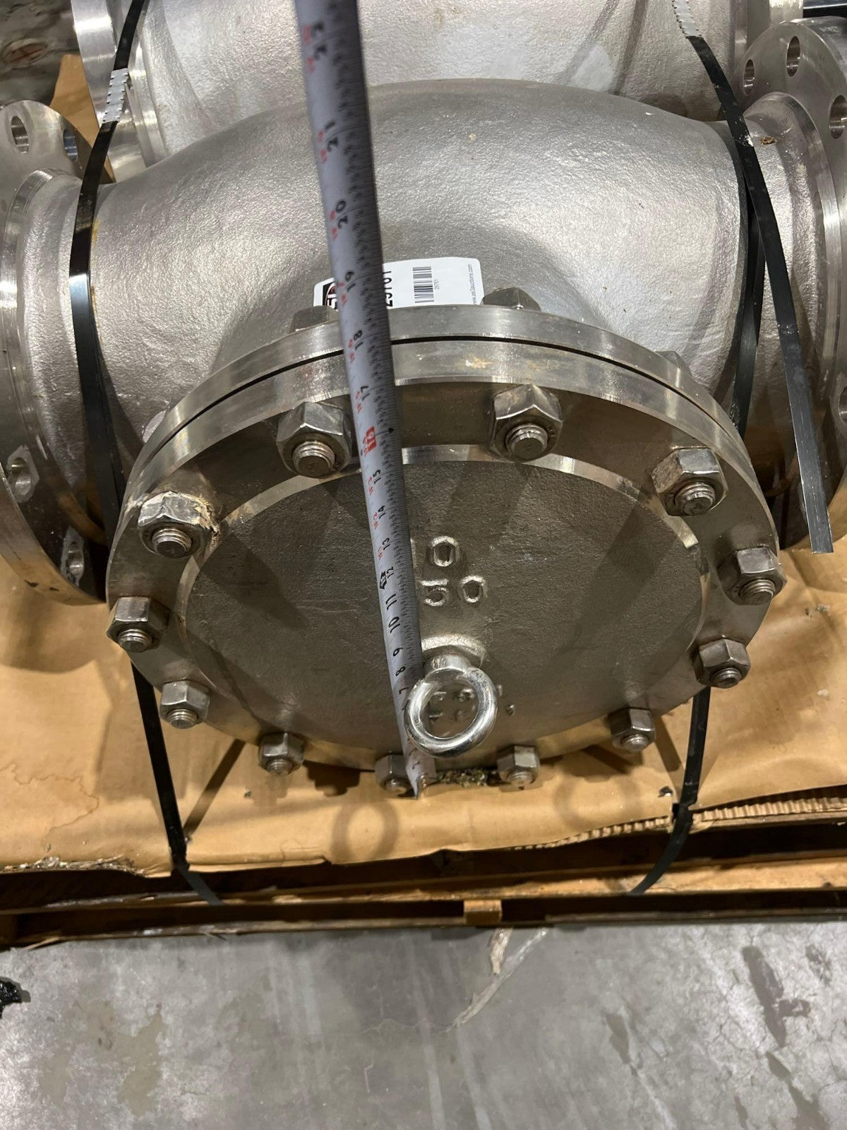 DSI WILLIAMS SWING CHECK VALVE FIG S151F62N-316 10" 150 LB 275 PSI @ 100 F V2M