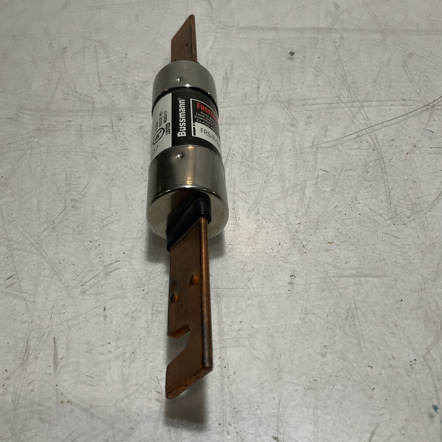 BUSSMANN FUSETRON FRS-R-100 DUAL-ELEMENT TIME-DELAY FUSE CLASS RK5 FUSE U3S