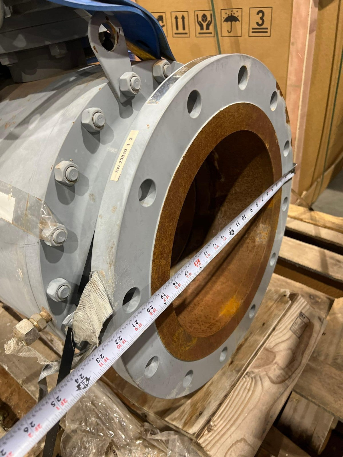 KACE 14"X12" BALL VALVE MODEL T4R150-ROEH5-G; CLASS 150; TRUNNION MOUNT