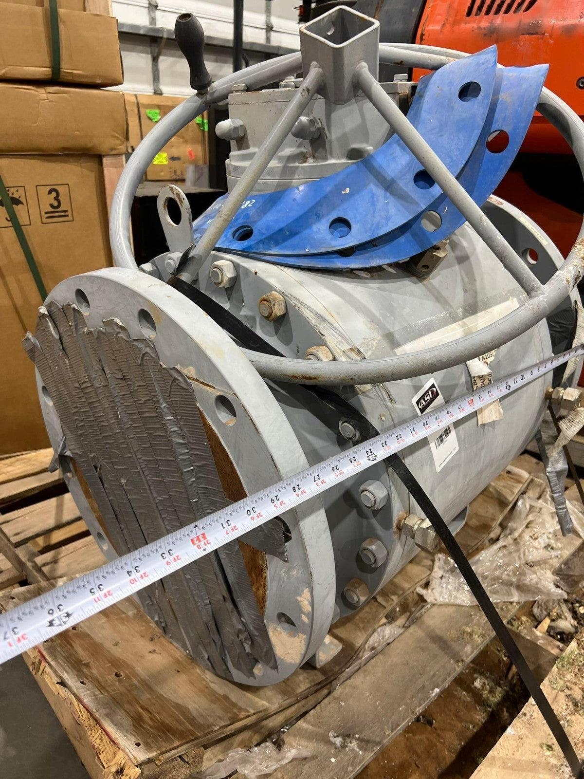 KACE 14"X12" BALL VALVE MODEL T4R150-ROEH5-G; CLASS 150; TRUNNION MOUNT