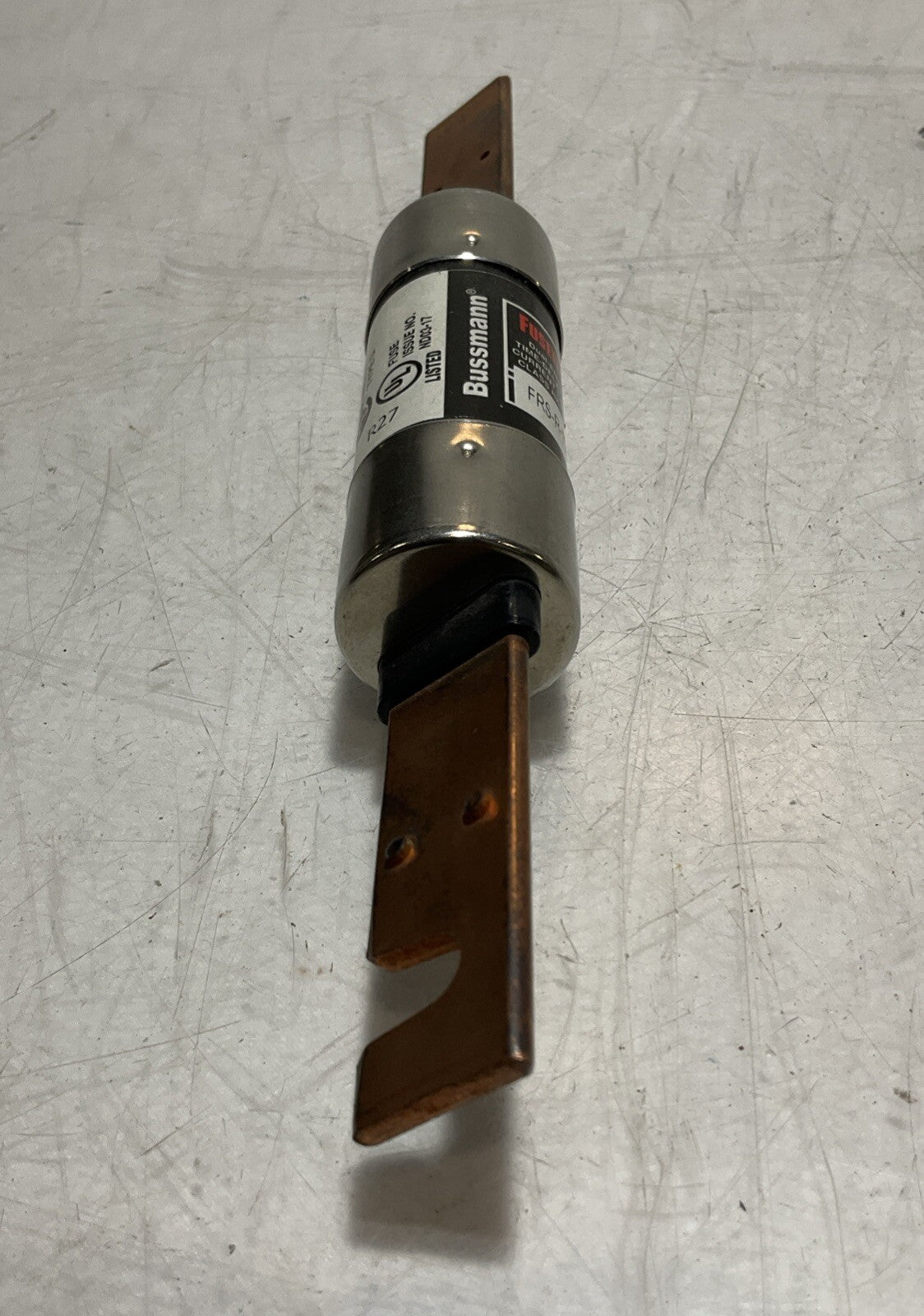 BUSSMANN FUSETRON FRS-R-100 DUAL-ELEMENT TIME-DELAY FUSE CLASS RK5 FUSE U3S