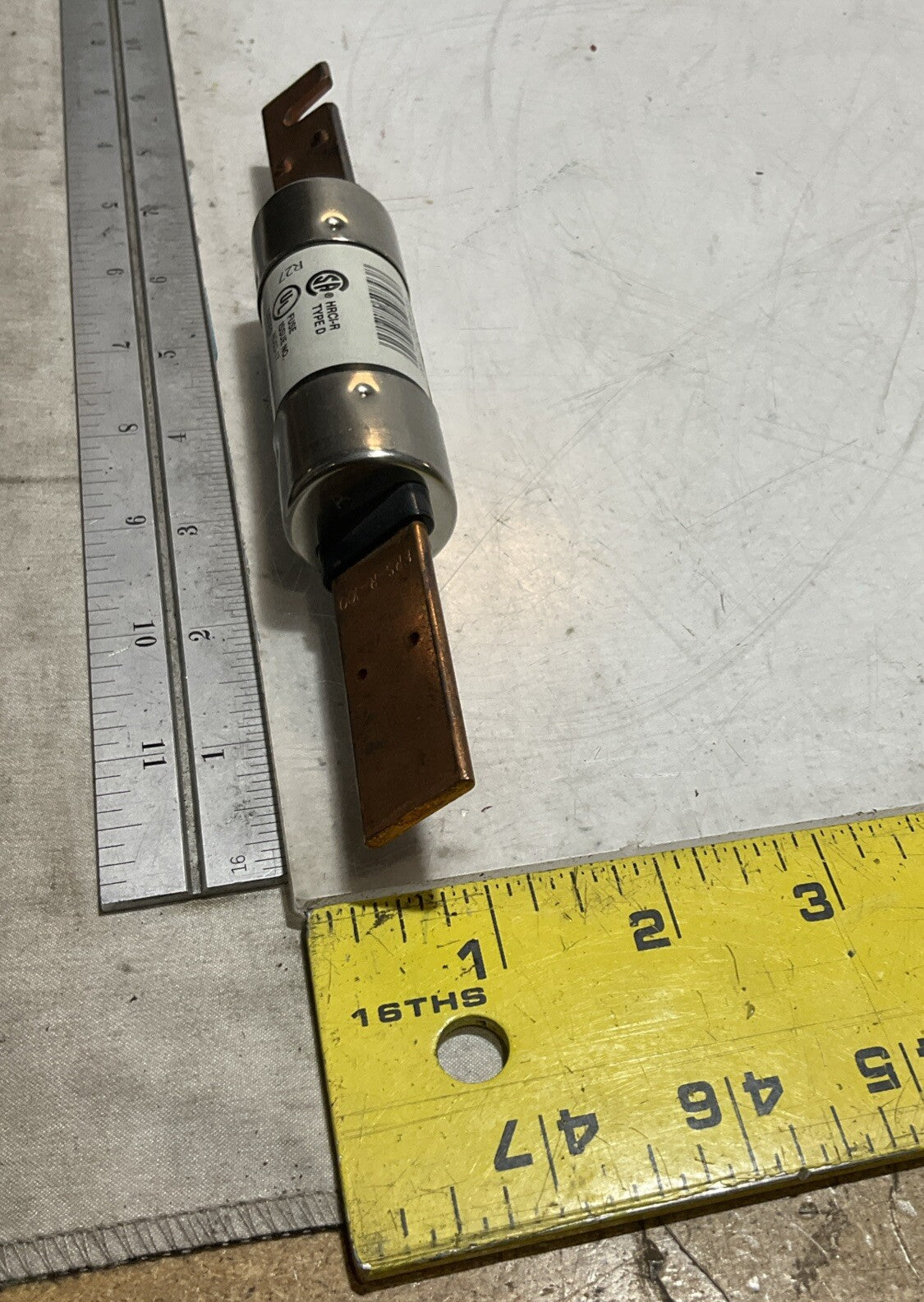 BUSSMANN FUSETRON FRS-R-100 DUAL-ELEMENT TIME-DELAY FUSE CLASS RK5 FUSE U3S