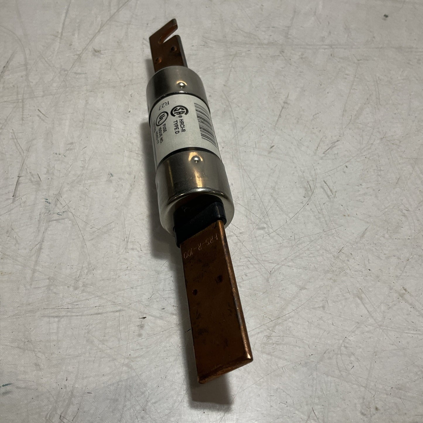BUSSMANN FUSETRON FRS-R-100 DUAL-ELEMENT TIME-DELAY FUSE CLASS RK5 FUSE U3S