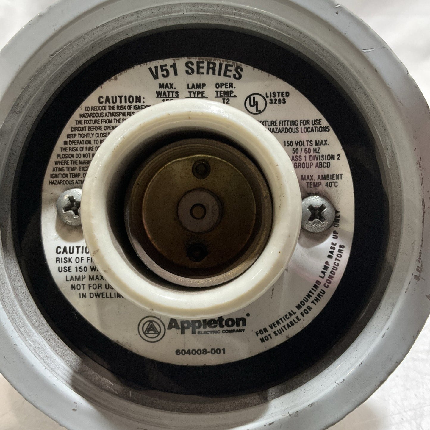 APPLETON VA1100G-MOUNTED FIXTURE V51 A-21 T2 1IN 444