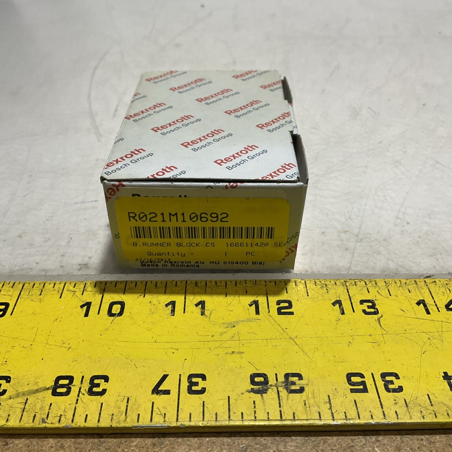 REXROTH R021M10692 R166611420-4505 (2840) R051702558 LINEAR RUNNER BLOCK U3S