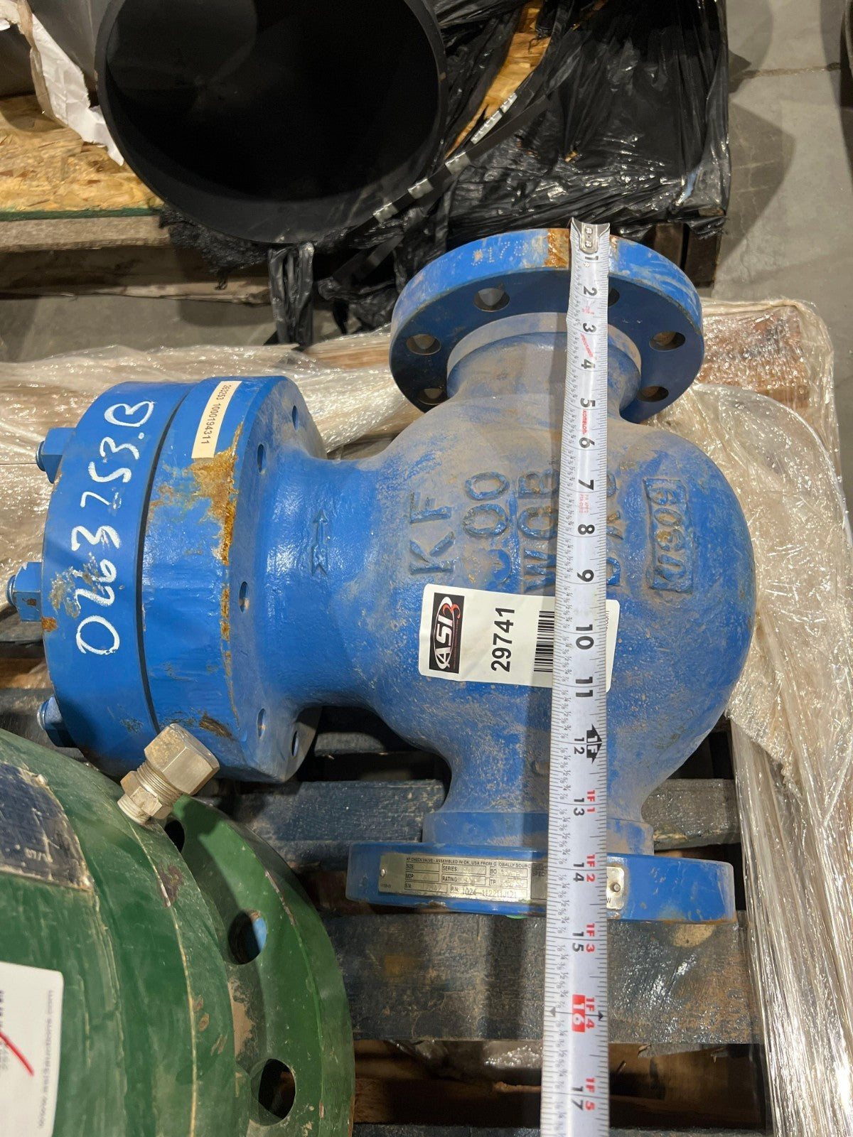 KF IND 3" SWING CHECK VALVE MODEL1024-112211J121; SERIES 50, 300 LBS V2M