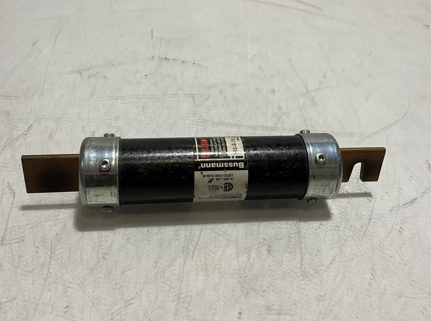 BUSSMANN-FUSETRON FRS-R-150 DUAL-ELEMENT TIME DELAY FUSE CLASS RK5 600V U3S