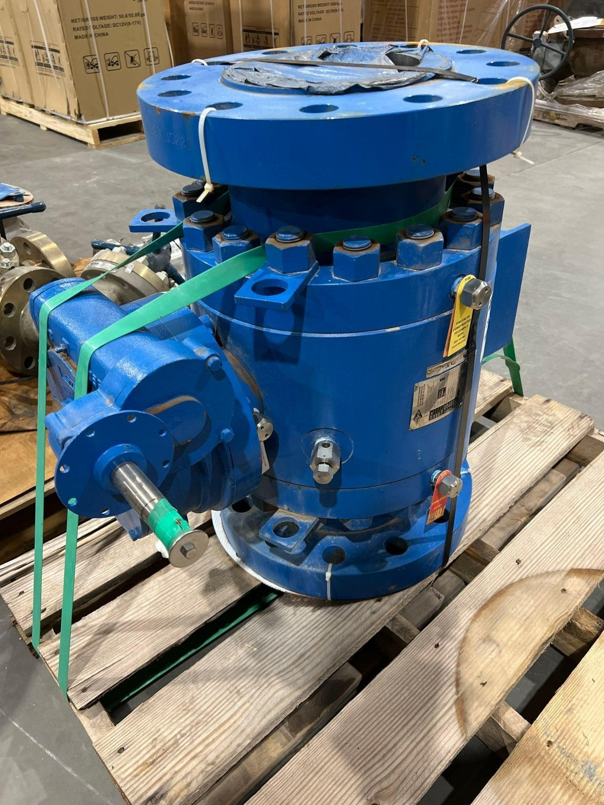 KF IND TRUNION BALL VALVE MODEL M419-199N6AGC2;SERIES M3; CLASS 900; 8 IN V2M