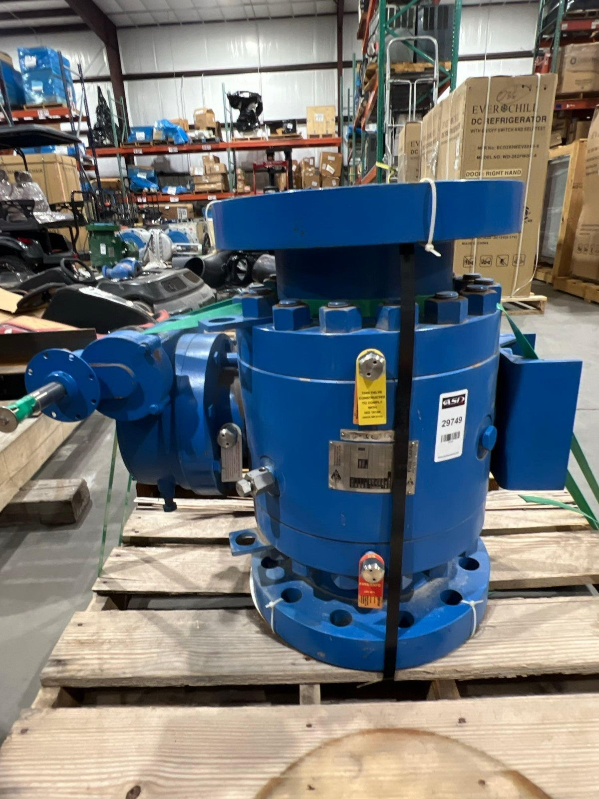 KF IND TRUNION BALL VALVE MODEL M419-199N6AGC2;SERIES M3; CLASS 900; 8 IN V2M