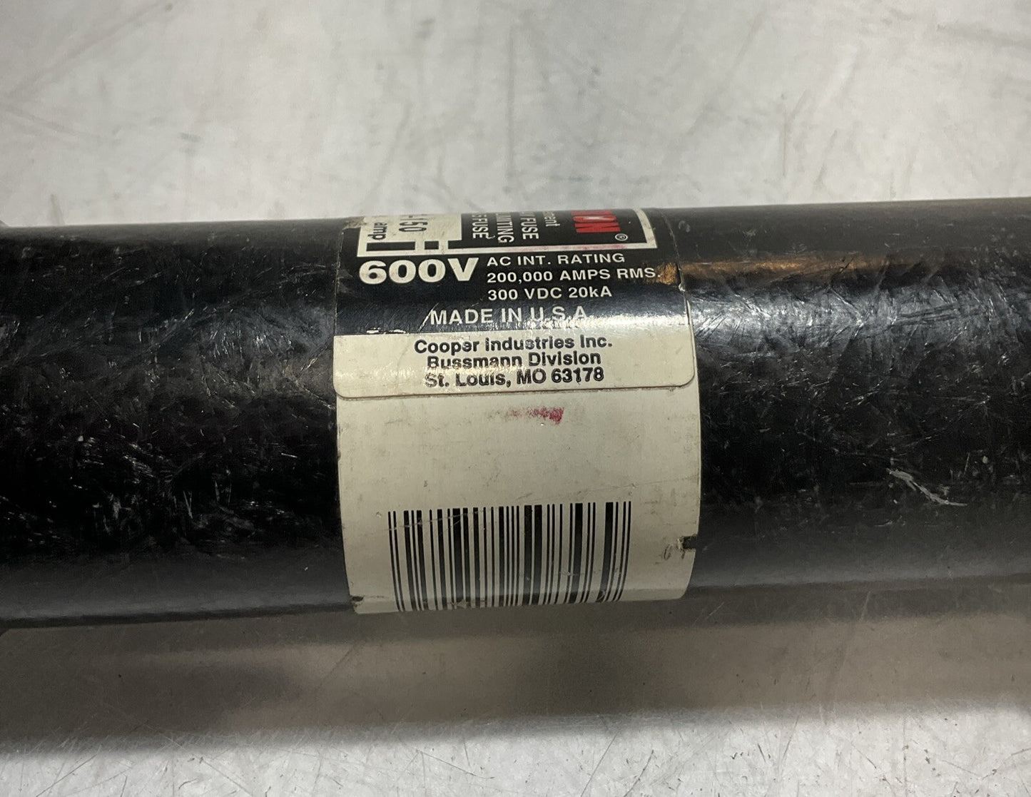 BUSSMANN-FUSETRON FRS-R-150 DUAL-ELEMENT TIME DELAY FUSE CLASS RK5 600V U3S
