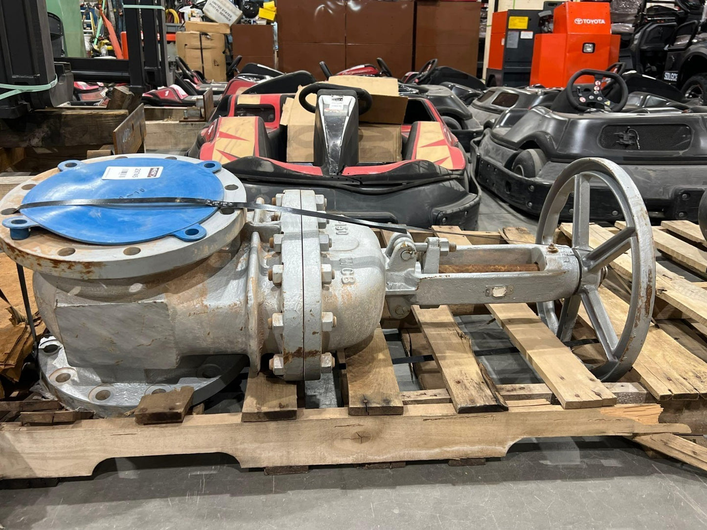 NEWCO NEWMANS 10" GATE VALVE FIG 11F-CB4/2-NC; B16.34 CLASS 150 V2M