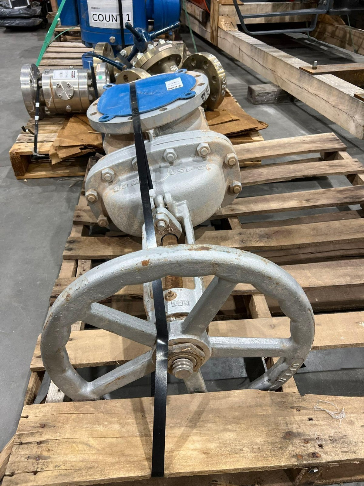 NEWCO NEWMANS 10" GATE VALVE FIG 11F-CB4/2-NC; B16.34 CLASS 150 V2M