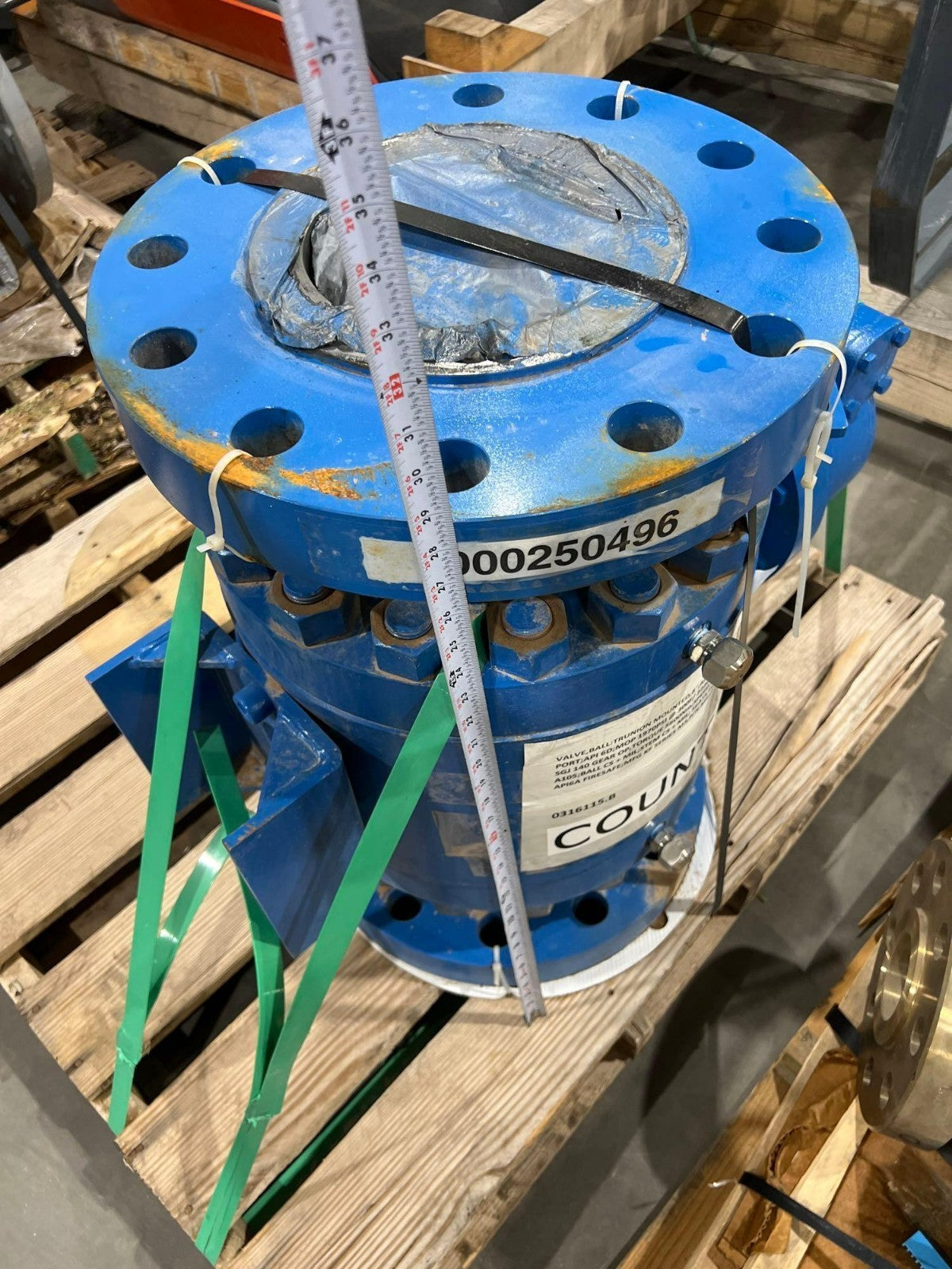 KF IND TRUNION BALL VALVE MODEL M419-199N6AGC2;SERIES M3; CLASS 900; 8 IN V2M