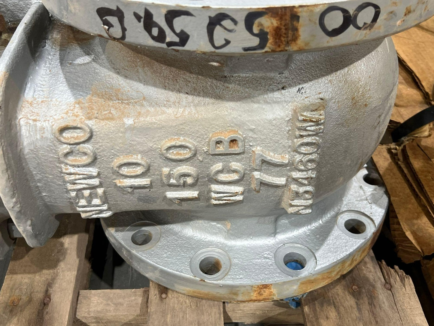 NEWCO NEWMANS 10" GATE VALVE FIG 11F-CB4/2-NC; B16.34 CLASS 150 V2M