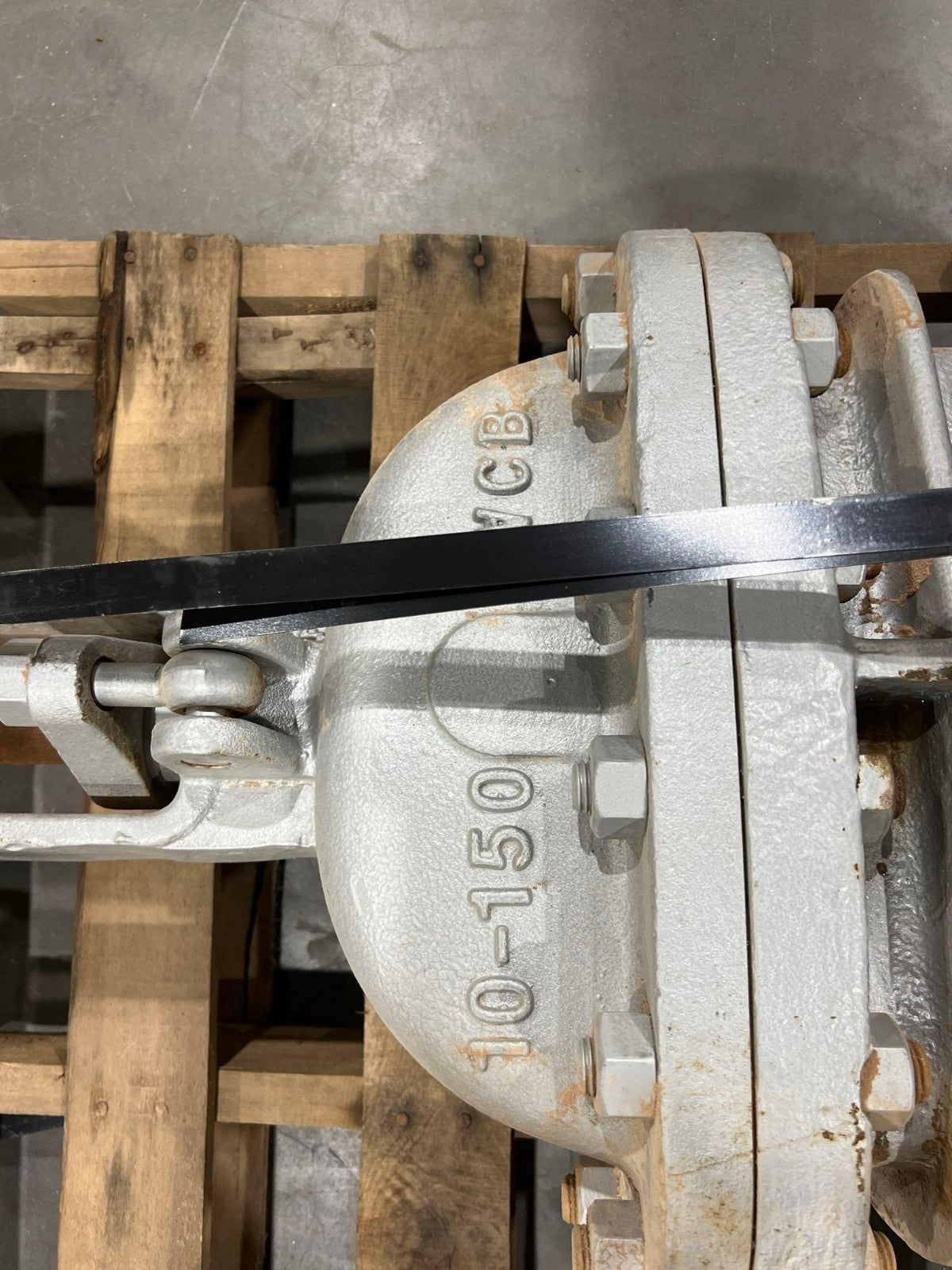 NEWCO NEWMANS 10" GATE VALVE FIG 11F-CB4/2-NC; B16.34 CLASS 150 V2M