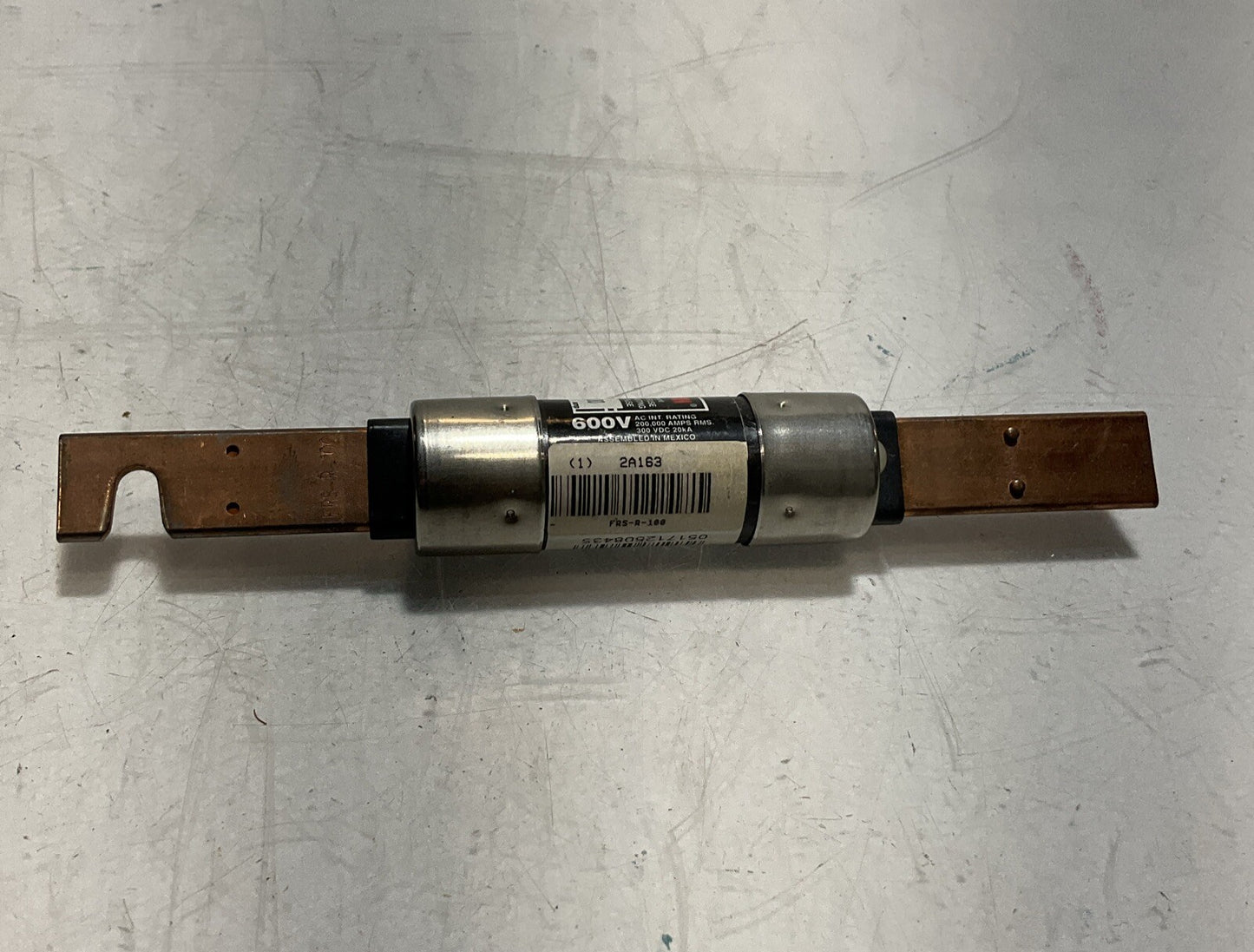 BUSSMANN FRS-R-100 DUAL-ELEMENT TIME-DELY FUSE CLASS RK5 600V U3S