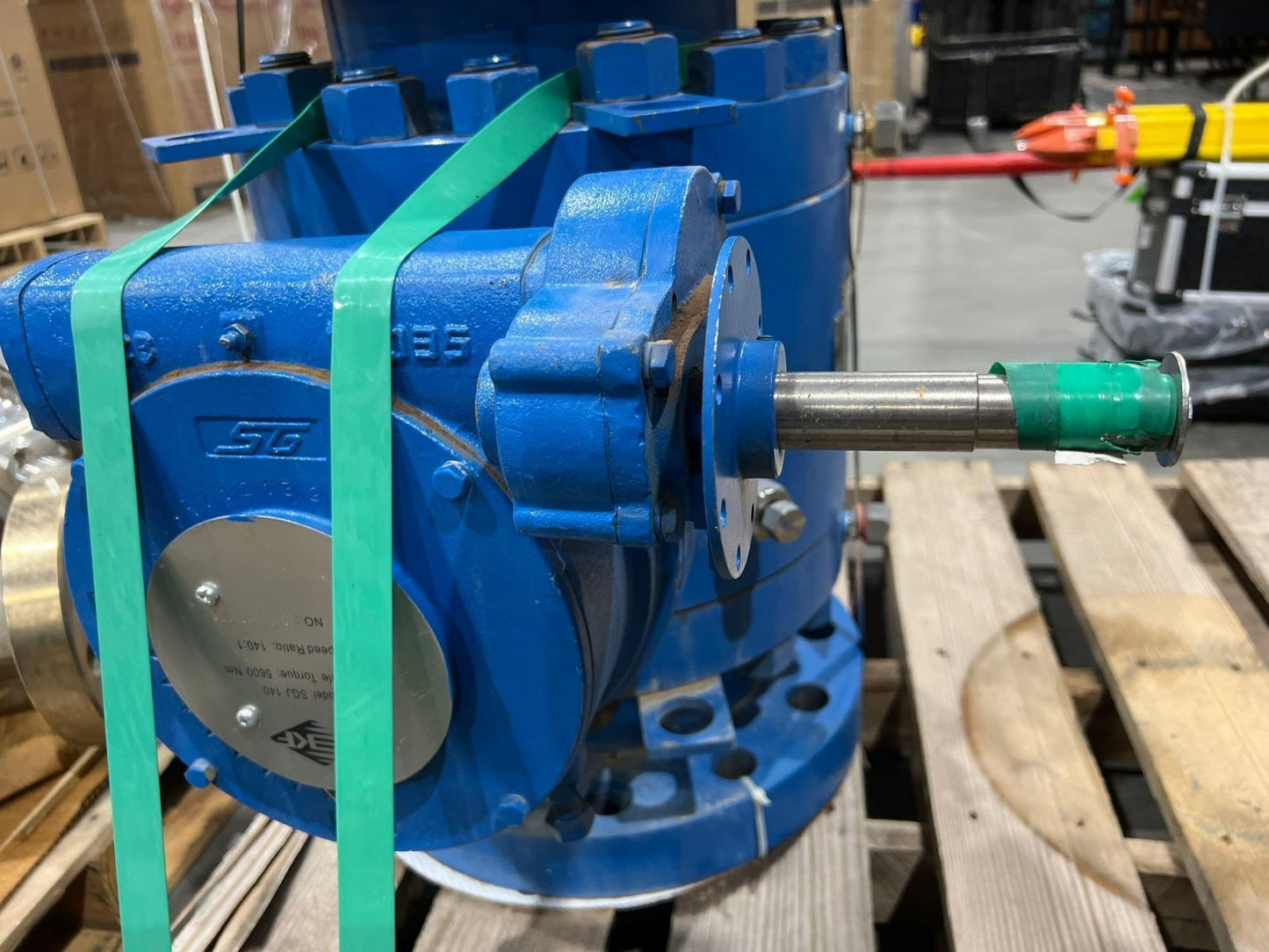 KF IND TRUNION BALL VALVE MODEL M419-199N6AGC2;SERIES M3; CLASS 900; 8 IN V2M