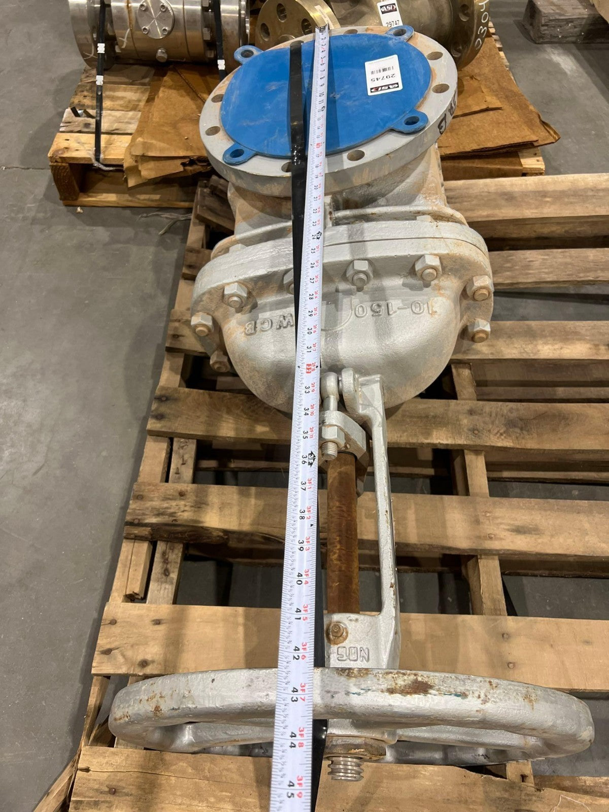 NEWCO NEWMANS 10" GATE VALVE FIG 11F-CB4/2-NC; B16.34 CLASS 150 V2M