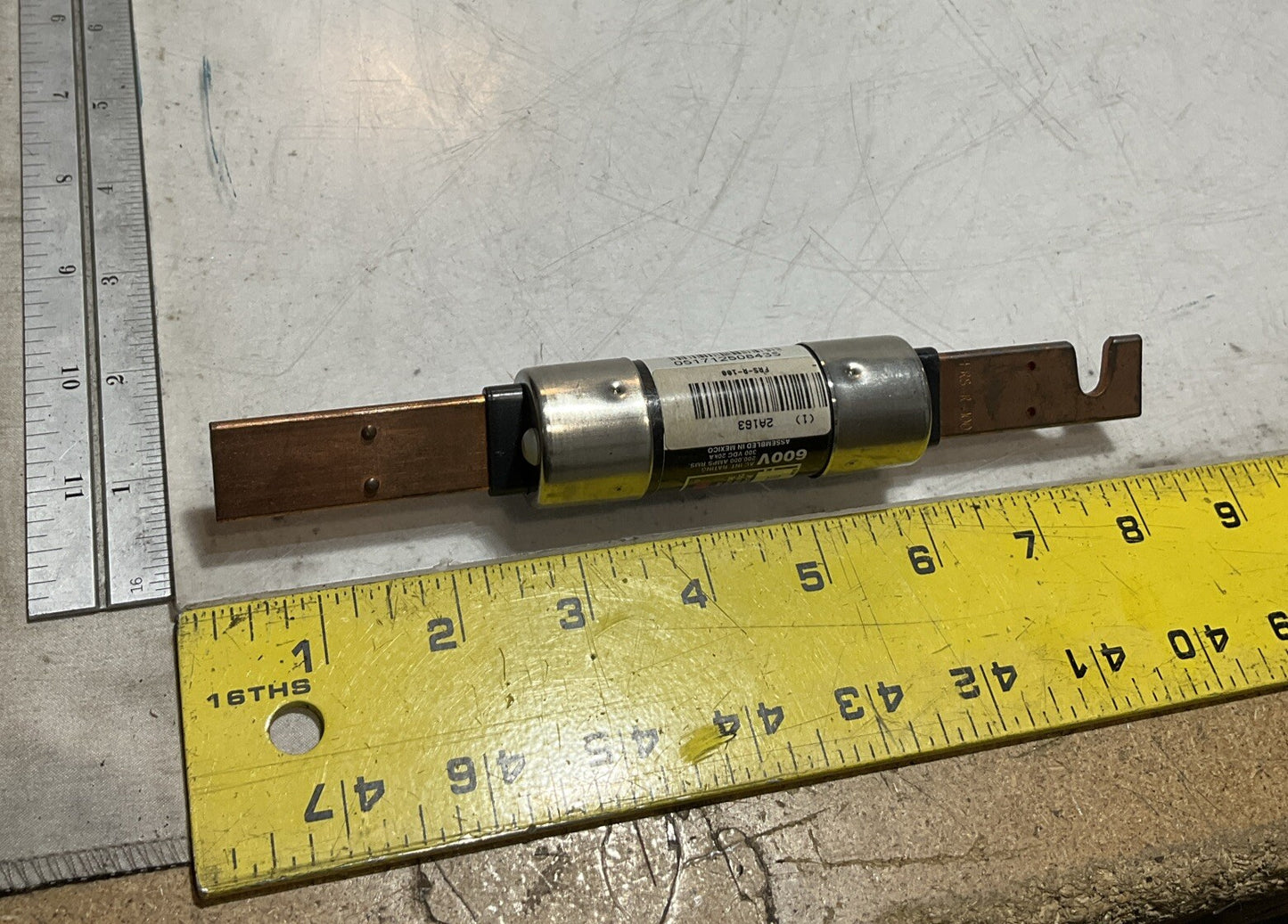 BUSSMANN FRS-R-100 DUAL-ELEMENT TIME-DELY FUSE CLASS RK5 600V U3S