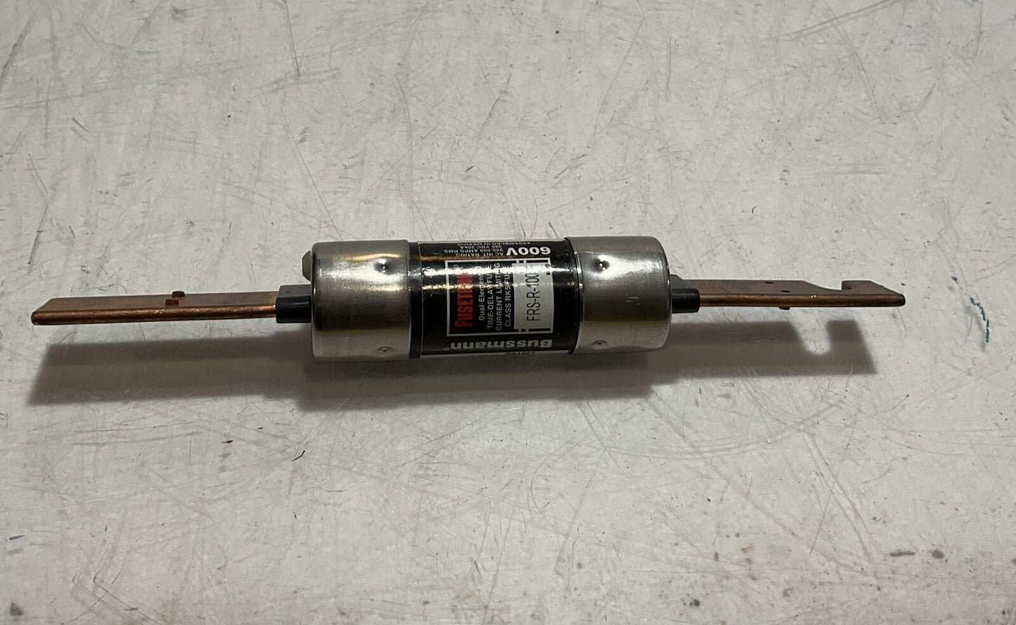 BUSSMANN FRS-R-100 DUAL-ELEMENT TIME-DELY FUSE CLASS RK5 600V U3S