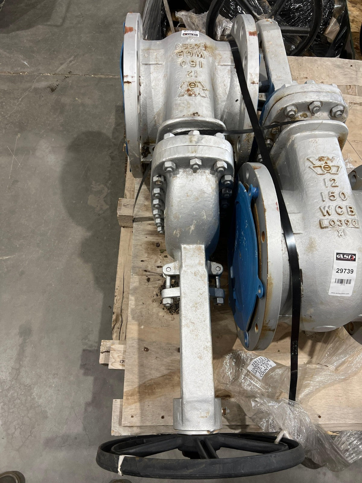 WILLIAMS GATE VALVE 15F-62N CLASS 150 12 IN APPROX MOP 285PSI @ -20 TO 100F V2M