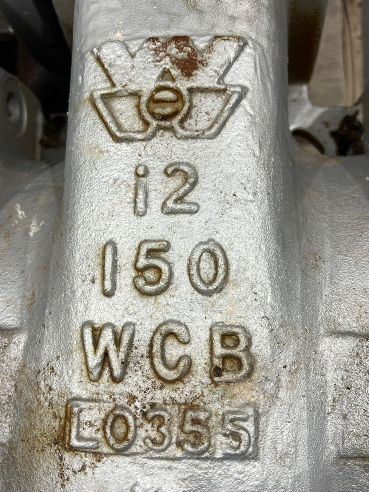 WILLIAMS GATE VALVE 15F-62N CLASS 150 12 IN APPROX MOP 285PSI @ -20 TO 100F V2M