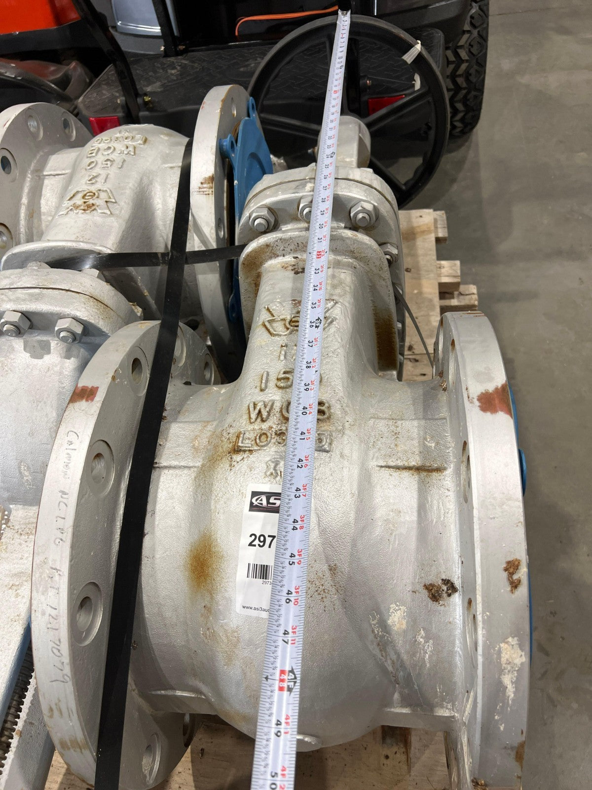 WILLIAMS GATE VALVE 15F-62N CLASS 150 12 IN APPROX MOP 285PSI @ -20 TO 100F V2M