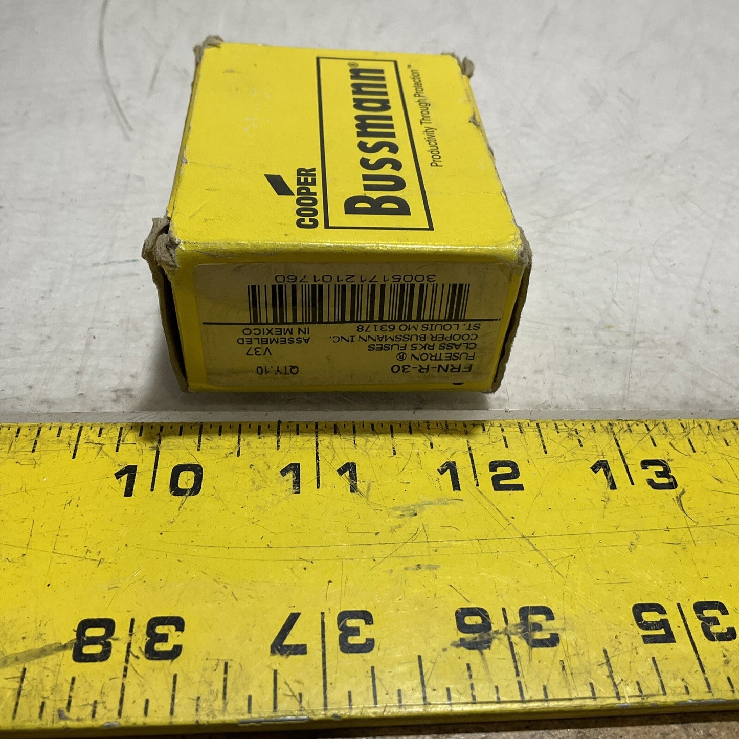 BUSSMANN FRN-R-30 FUSETRON CLASS RK5 DUAL-ELEMENT TIME DELAY LOT OF 9 U3S