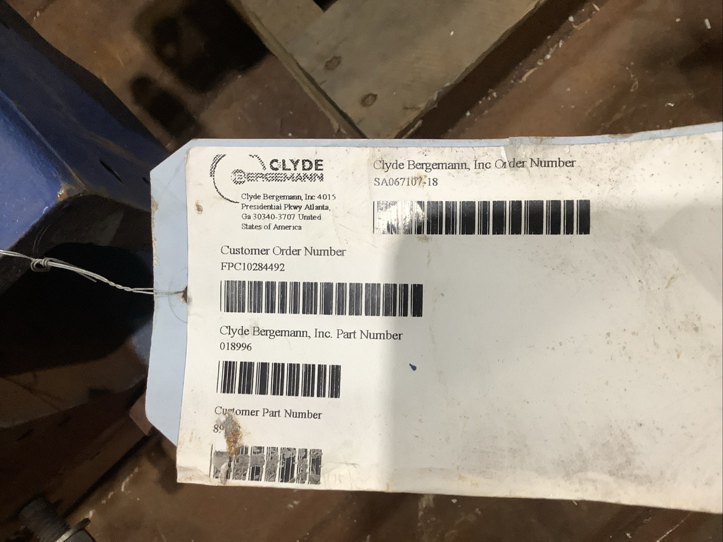 CLYDE BERGEMANN 018996 SOOT BLOWER