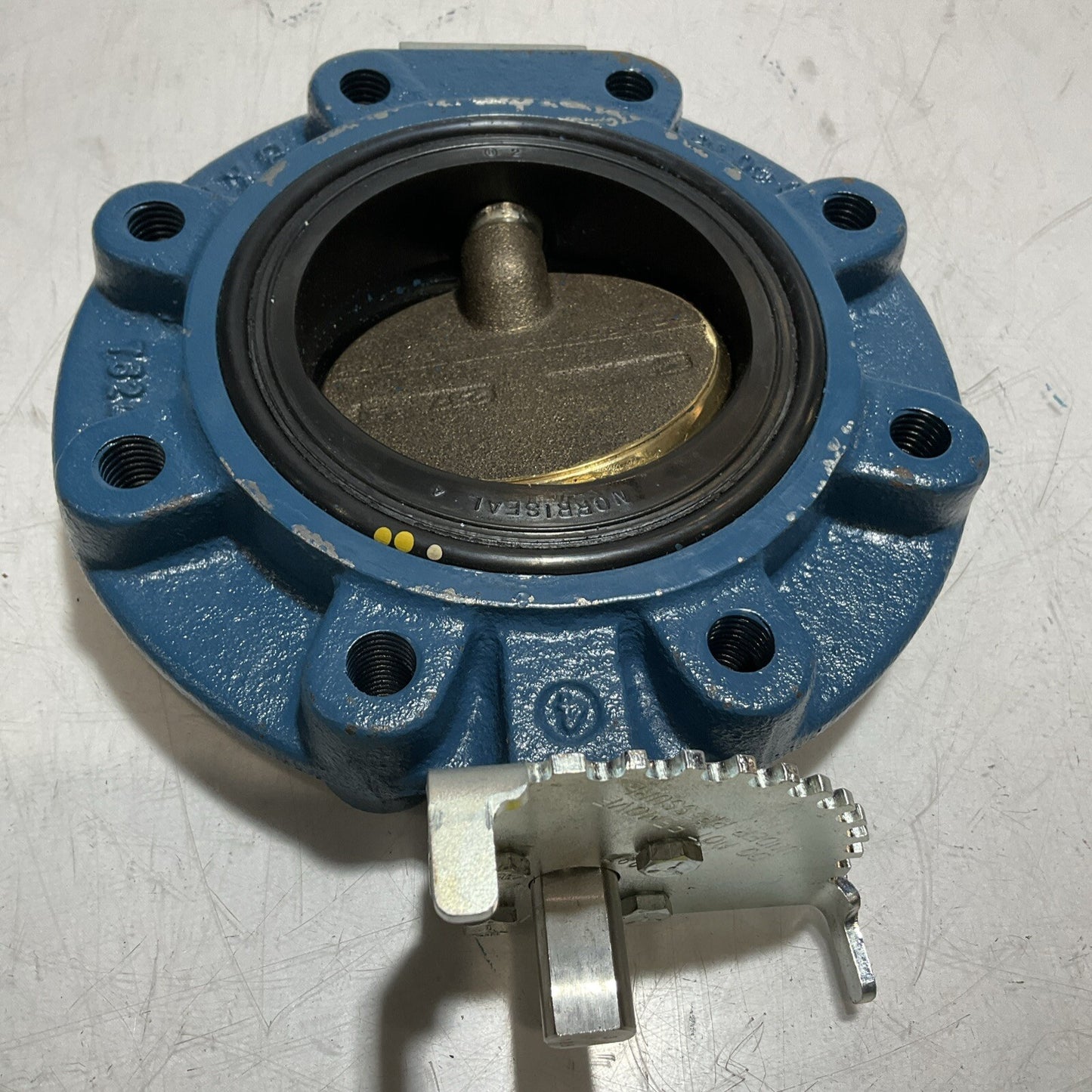 NORRISEAL R3011 316SS 4" MANUAL BUTTERFLY VALVE U3S