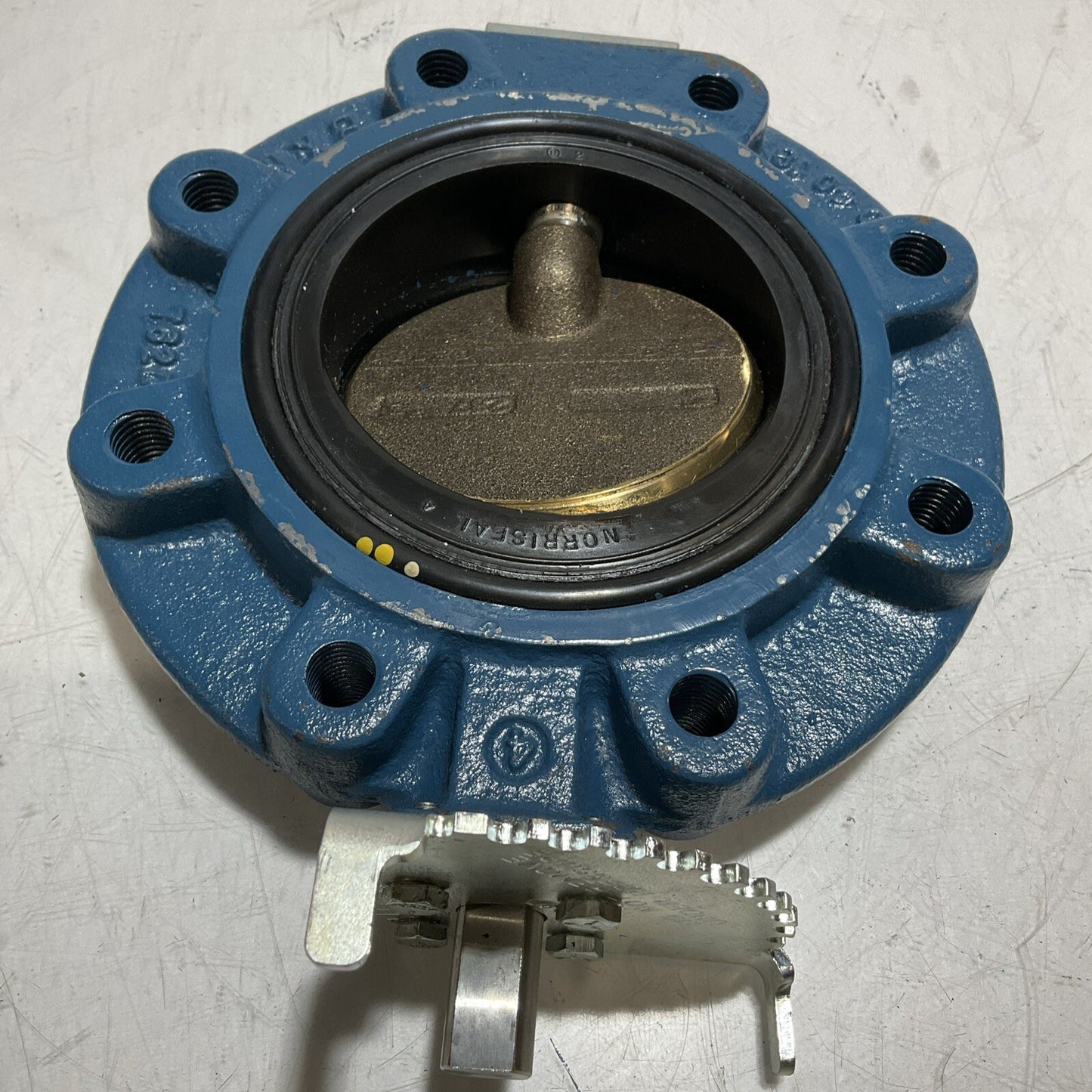 NORRISEAL R3011 316SS 4" MANUAL BUTTERFLY VALVE U3S