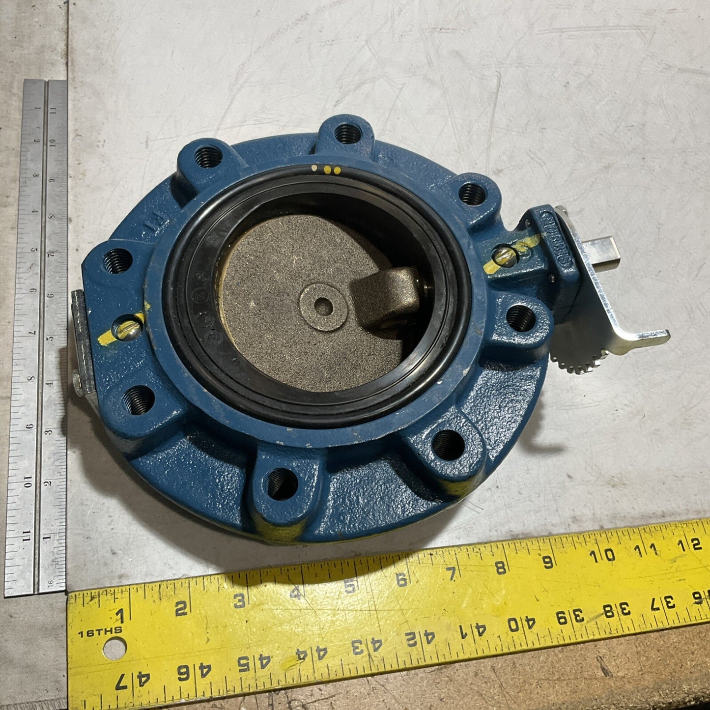 NORRISEAL R3011 316SS 4" MANUAL BUTTERFLY VALVE U3S