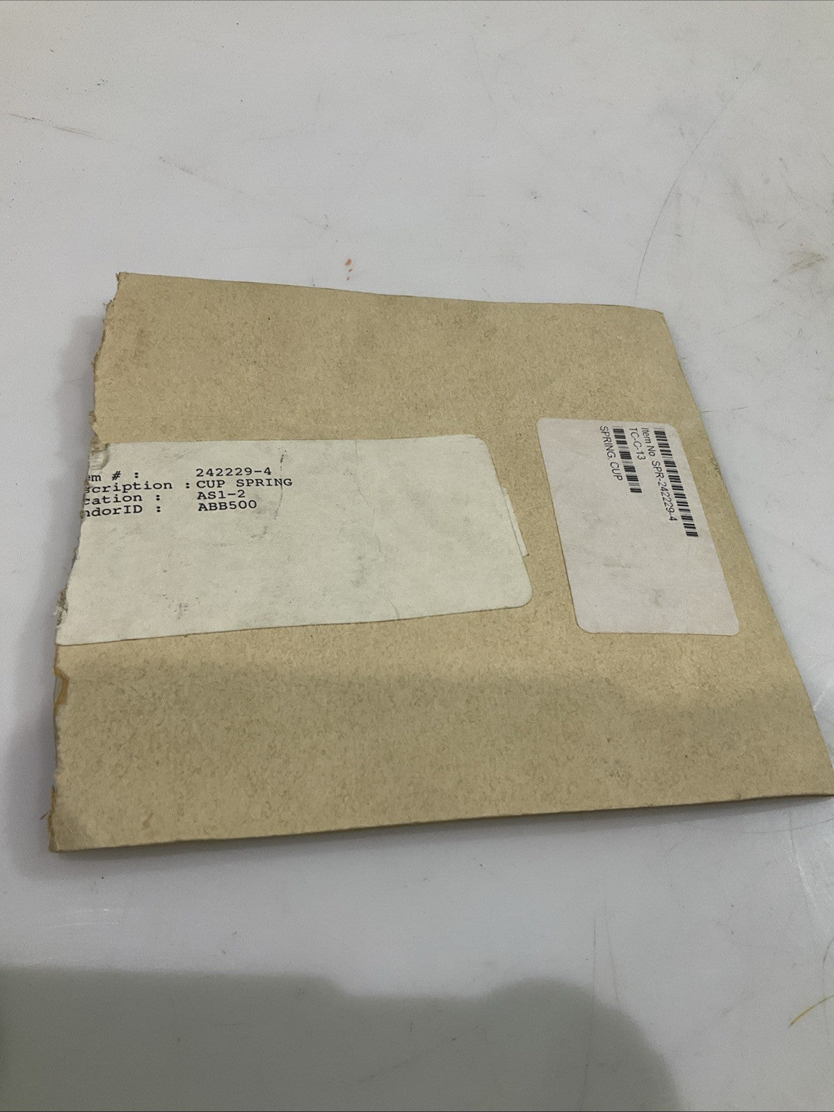 ABB SPR- 242229-4 01-1160-012 CUP SPRING TC-C 13 LOT OF 2 T2M