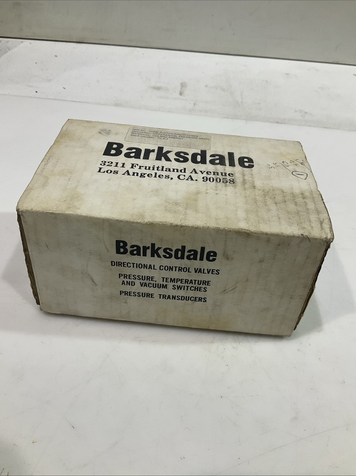 BARKSDALE DPD1T-H18SS PRESSURE VACUUM ACTUATED SWITCH T2M