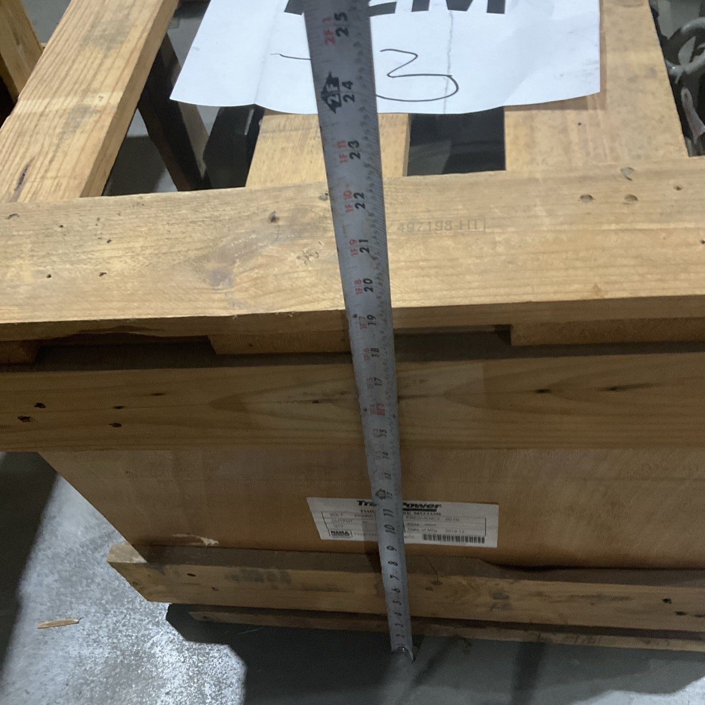 TRANS POWER TPE30R36CIC286TS MOTOR 3PH 460V 30HP 60HZ 3550 RPM T2M