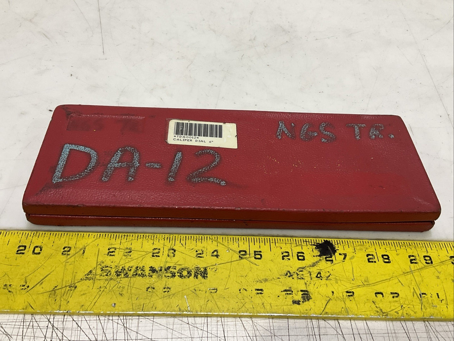 MITUTOYO TDA0012 SLIDE DIAL CALIPER 6 -.001 MACHINIST PRECISION TOOL T2M