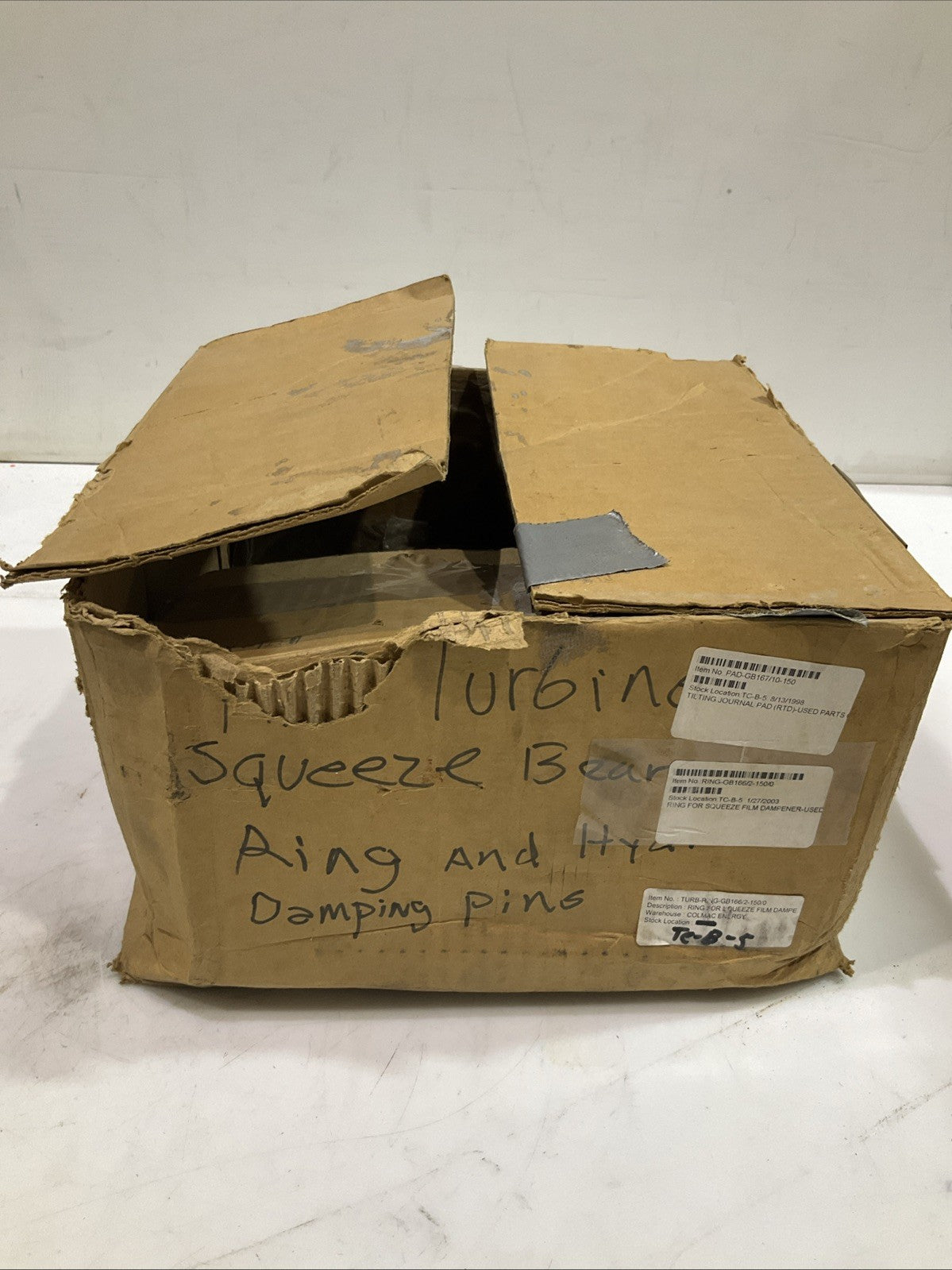 RING-GB166/2-150/0 GB10925/B A2GB166/2-TC-B-5 RING FOR SQUEEZE FILM DAMPENER T2M
