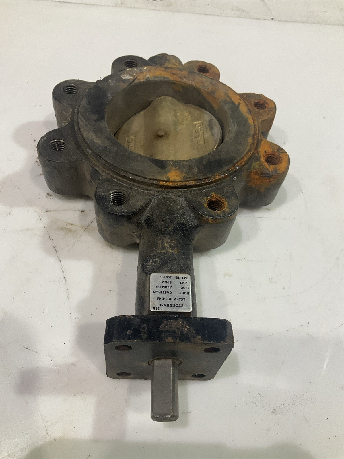 STOCKHAM LG712-BS3-E-M LUG 4" BUTTERFLY VALVE 200PSI T2M