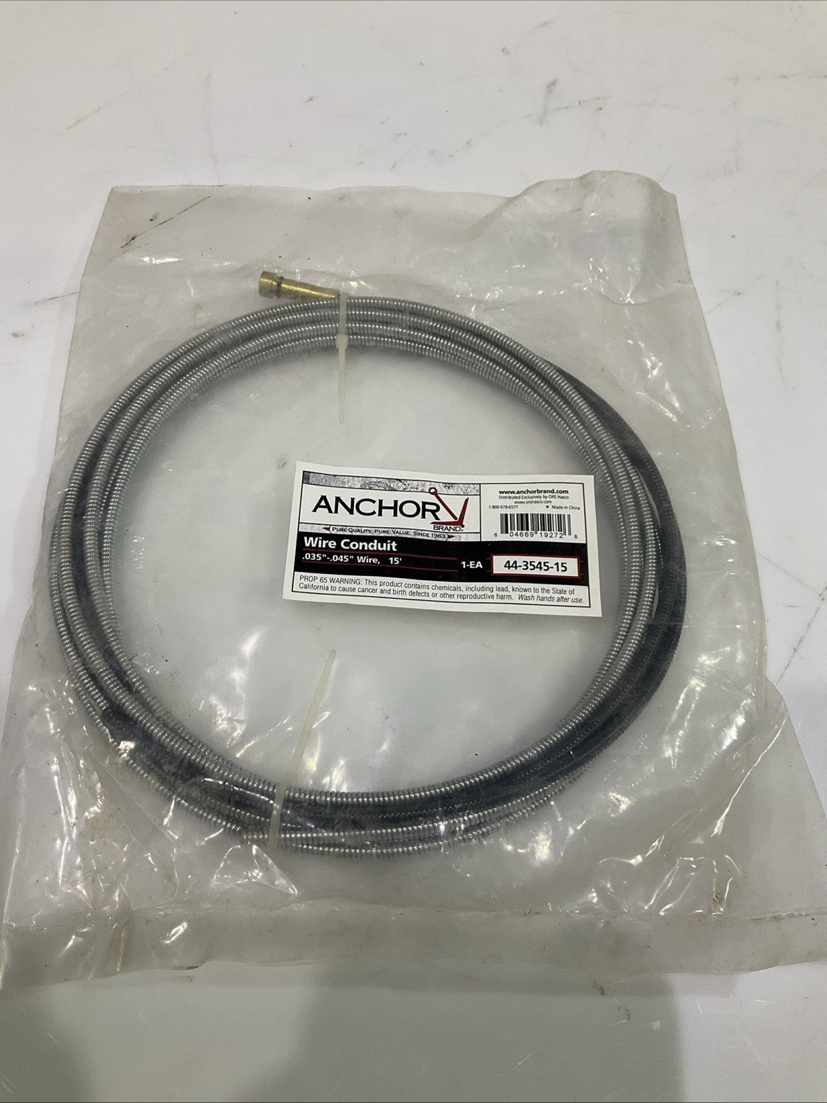 ANCHOR 44-3545-15 WELDING WIRE CONDUIT A9T