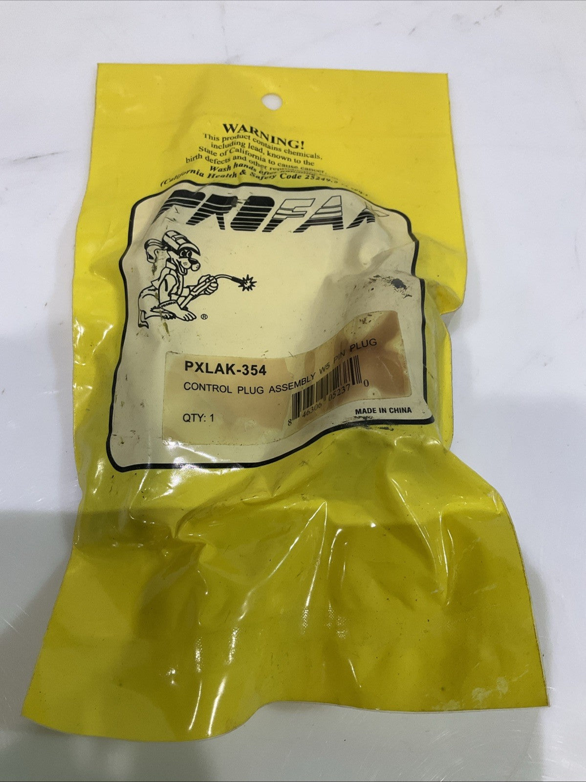 PROFAX PXLAK-354 CONTROL PLUG ASSEMBLY CORD A9T