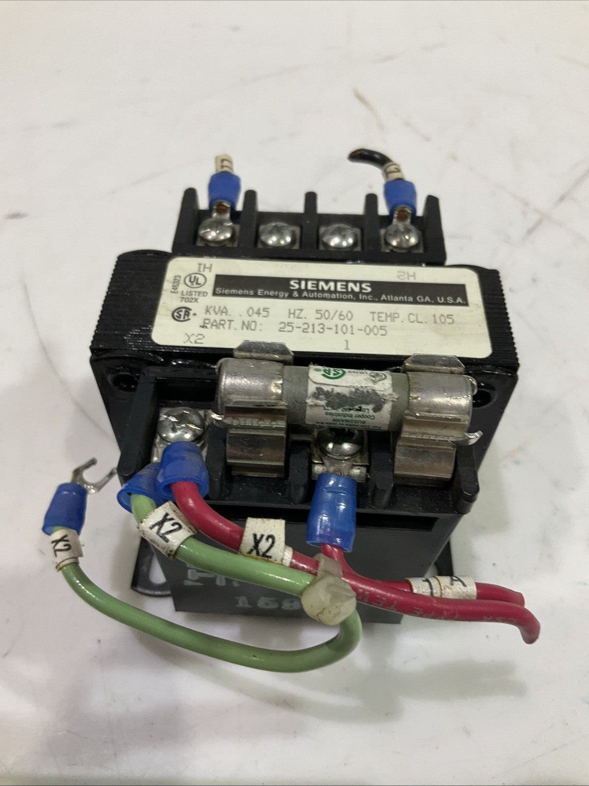SIEMENS 25-213-101-005 CONTROL POWER TRANSFORMER HZ50/60 F2M