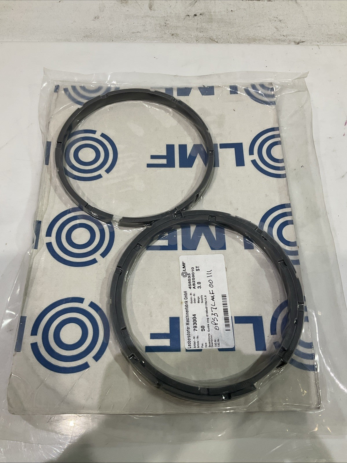 LMF 793004 GUIDE RING 190X178X14.8 LOT OF 3 J8K
